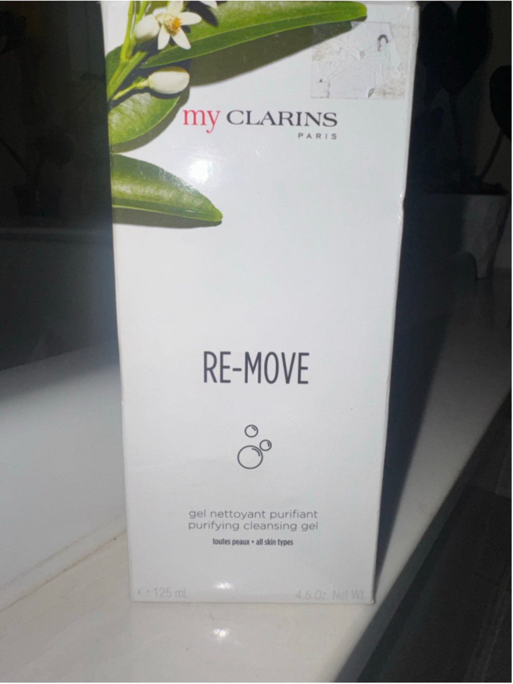 My Clarins RE-MOVE Purifying Cleansing Gel, One Size, White/Green
